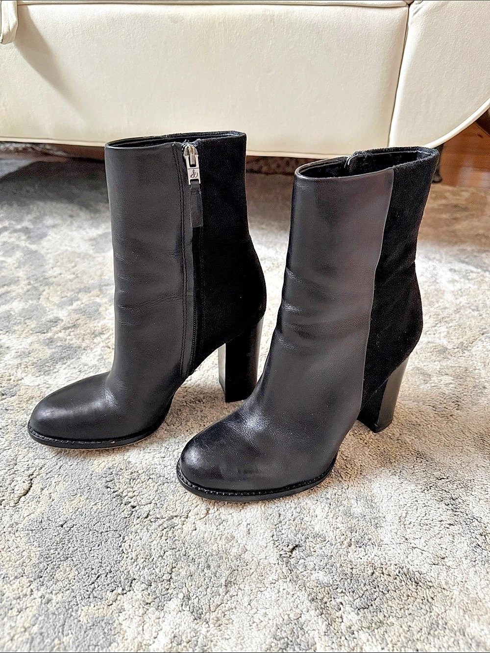 Sam Edelman - Saige Ankle Bootie Black Heeled Boots